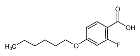 2-fluoro-4-hexoxybenzoic acid 128895-75-0