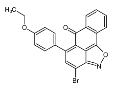 111334-91-9 structure, C22H14BrNO3