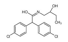 2,2-Bis(4-chlorophenyl)-N-[(2S)-2-hydroxybutyl]acetamide 130273-51-7