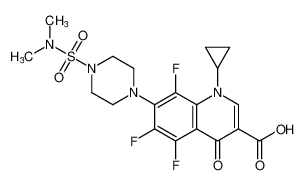 120340-00-3 structure, C19H21F3N4O5S