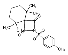 112221-20-2 5,5,9,9-Tetramethyl-3-thioxo-2-tosyl-2-azaspiro[3.5]nonan-1-on