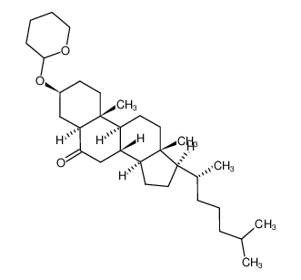 58704-09-9 spectrum, 3-β-tetrahydropyranyloxy-5α-cholestan-6-one