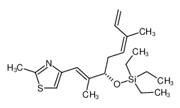 448210-58-0 4-((S,1E,5Z)-2,6-dimethyl-3-((triethylsilyl)oxy)octa-1,5,7-trien-1-yl)-2-methylthiazole