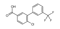 4-chloro-3-[3-(trifluoromethyl)phenyl]benzoic acid 1261786-28-0