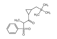 80945-29-5 2-(benzenesulfonyl)-1-[2-(trimethylsilylmethyl)cyclopropyl]propan-1-one