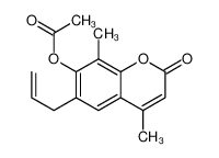 (4,8-dimethyl-2-oxo-6-prop-2-enylchromen-7-yl) acetate 3993-45-1