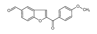 2-(4-METHOXYBENZOYL)-1-BENZOFURAN-5-CARBALDEHYDE 300664-77-1