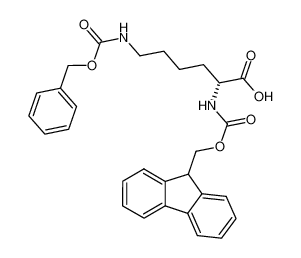 (2R)-2-(9H-fluoren-9-ylmethoxycarbonylamino)-6-(phenylmethoxycarbonylamino)hexanoic acid 110990-07-3