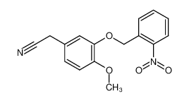 129249-73-6 4-methoxy-3-(o-nitrobenzyloxy)benzyl cyanide