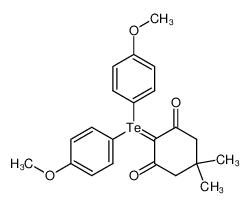 57857-72-4 structure, C22H24O4Te