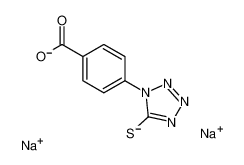 99229-76-2 structure, C8H4N4Na2O2S