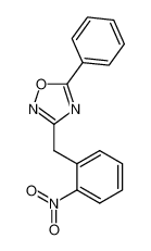 154224-26-7 3-(2-nitrobenzyl)-5-phenyl-1,2,4-oxadiazole