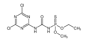 120535-81-1 structure, C7H10Cl2N5O3PS