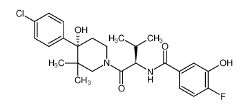 946590-77-8 structure, C25H30ClFN2O4