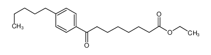 乙基8-氧代-8-(4-戊基苯基)辛酸酯