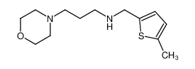 N-[(5-Methyl-2-thienyl)methyl]-3-(4-morpholinyl)-1-propanamine