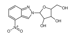 2-(hydroxymethyl)-5-(4-nitroindazol-2-yl)oxolane-3,4-diol