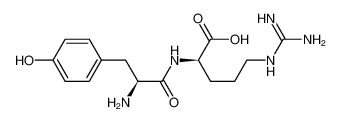 (2R)-2-[[(2S)-2-amino-3-(4-hydroxyphenyl)propanoyl]amino]-5-(diaminomethylideneamino)pentanoic acid 70904-57-3