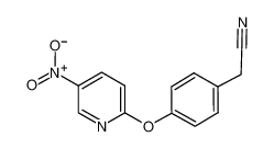 2-[4-(5-nitropyridin-2-yl)oxyphenyl]acetonitrile 219928-36-6