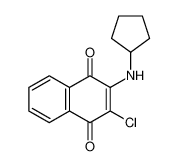 2-chloro-3-(cyclopentylamino)naphthalene-1,4-dione