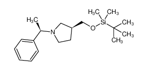 1264942-79-1 spectrum, (3S)-3-({[tert-butyl(dimethyl)silyl]oxy}methyl)-1-[(1R)-1-phenylethyl]pyrrolidine