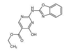 Ethyl 2-(1,3-benzoxazol-2-ylamino)-6-oxo-1,6-dihydro-5-pyrimidine carboxylate 670220-69-6