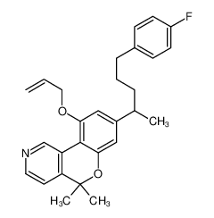 55477-16-2 structure, C28H30FNO2