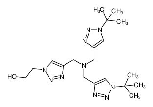 2-(4-((bis((1-tert-butyl-1H-1,2,3-triazol-4-yl)methyl)amino)methyl)-1H-1,2,3-triazol-1-yl)ethanol