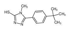 3-(4-tert-butylphenyl)-4-methyl-1H-1,2,4-triazole-5-thione 175276-75-2