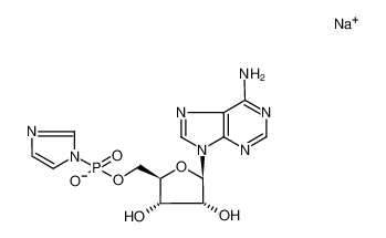 60031-83-6 structure, C13H15N7NaO6P