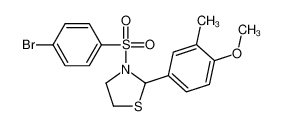 477515-76-7 structure, C17H18BrNO3S2