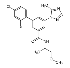 1000585-79-4 structure, C19H19ClFN5O2