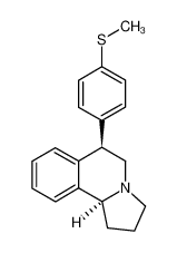 trans-1,2,3,5,6,10b-hexahydro-6-<4-(methylthio)phenyl>pyrrolo<2,1-a>isoquinoline