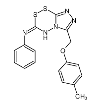 127399-35-3 structure, C17H15N5OS2