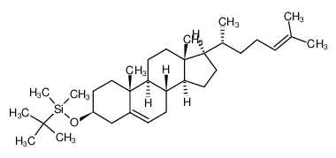 220150-72-1 spectrum, tert-butyl(((3S,8S,9S,10R,13R,14S,17R)-10,13-dimethyl-17-((R)-6-methylhept-5-en-2-yl)-2,3,4,7,8,9,10,11,12,13,14,15,16,17-tetradecahydro-1H-cyclopenta[a]phenanthren-3-yl)oxy)dimethylsilane