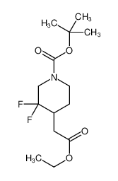 1334412-95-1 structure, C14H23F2NO4