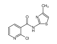 85678-91-7 2-chloro-N-(4-methyl-1,3-thiazol-2-yl)pyridine-3-carboxamide