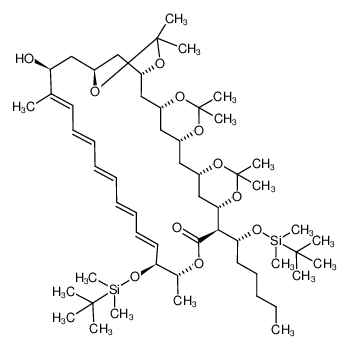 198955-37-2 1',26-bis-O-(1,1-dimethylethyl)dimethylsilyl-3,5:7,9:11,13-tris-O-(1-methylethylidine)filipin III