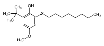 1222630-21-8 structure, C19H32O2S