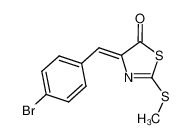 4-[(4-bromophenyl)methylidene]-2-methylsulfanyl-1,3-thiazol-5-one 430464-36-1