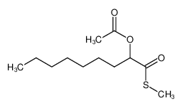 145090-39-7 spectrum, S-methyl-2-acetoxythiononanoate