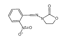 3-[(E)-(2-nitrophenyl)methylideneamino]-1,3-oxazolidin-2-one 19687-73-1