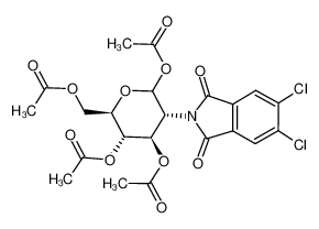 2-脱氧-2-(4,5-二氯苯二酰亚氨基)-D-吡喃葡萄糖1,3,4,6-四乙酸酯
