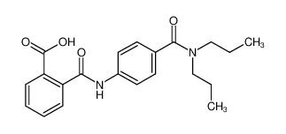 2-({4-[(Dipropylamino)carbonyl]anilino}carbonyl)-benzoic acid