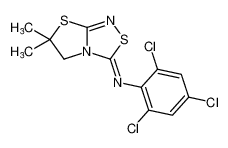 100674-82-6 structure, C12H10Cl3N3S2