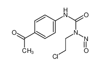 3-(4-acetylphenyl)-1-(2-chloroethyl)-1-nitrosourea 13909-27-8