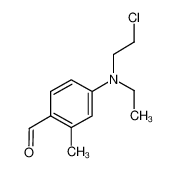 4-[2-chloroethyl(ethyl)amino]-2-methylbenzaldehyde 92-10-4