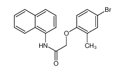 2-(4-bromo-2-methylphenoxy)-N-naphthalen-1-ylacetamide 434310-11-9