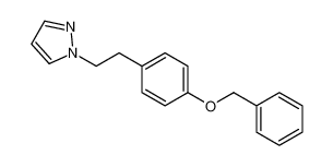 88670-74-0 1-[2-(4-phenylmethoxyphenyl)ethyl]pyrazole