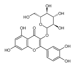 482-35-9 spectrum, Quercetin 3-β-D-glucoside